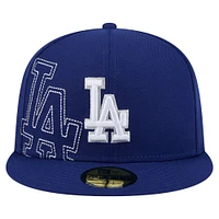 Men's New Era Royal Los Angeles Dodgers Yarn Stitch 59FIFTY Fitted Hat