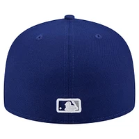 Men's New Era Royal Los Angeles Dodgers Yarn Stitch 59FIFTY Fitted Hat