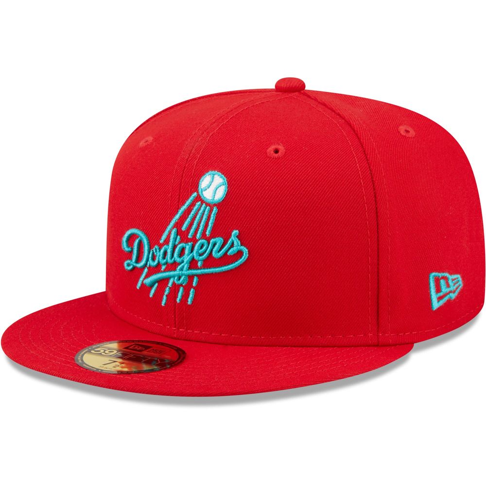 New Era Men's New Era Scarlet Los Angeles Dodgers 60th Anniversary