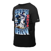 Men's New Era Shohei Ohtani Black Los Angeles Dodgers MVP T-Shirt