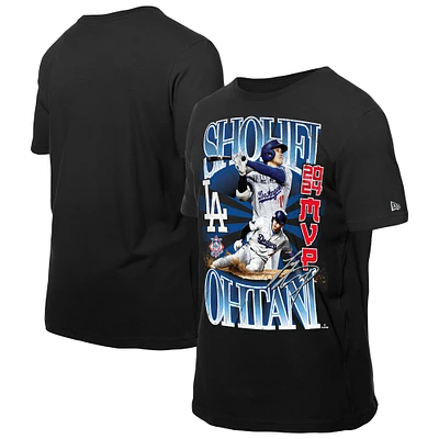 Men's New Era Shohei Ohtani Black Los Angeles Dodgers MVP T-Shirt