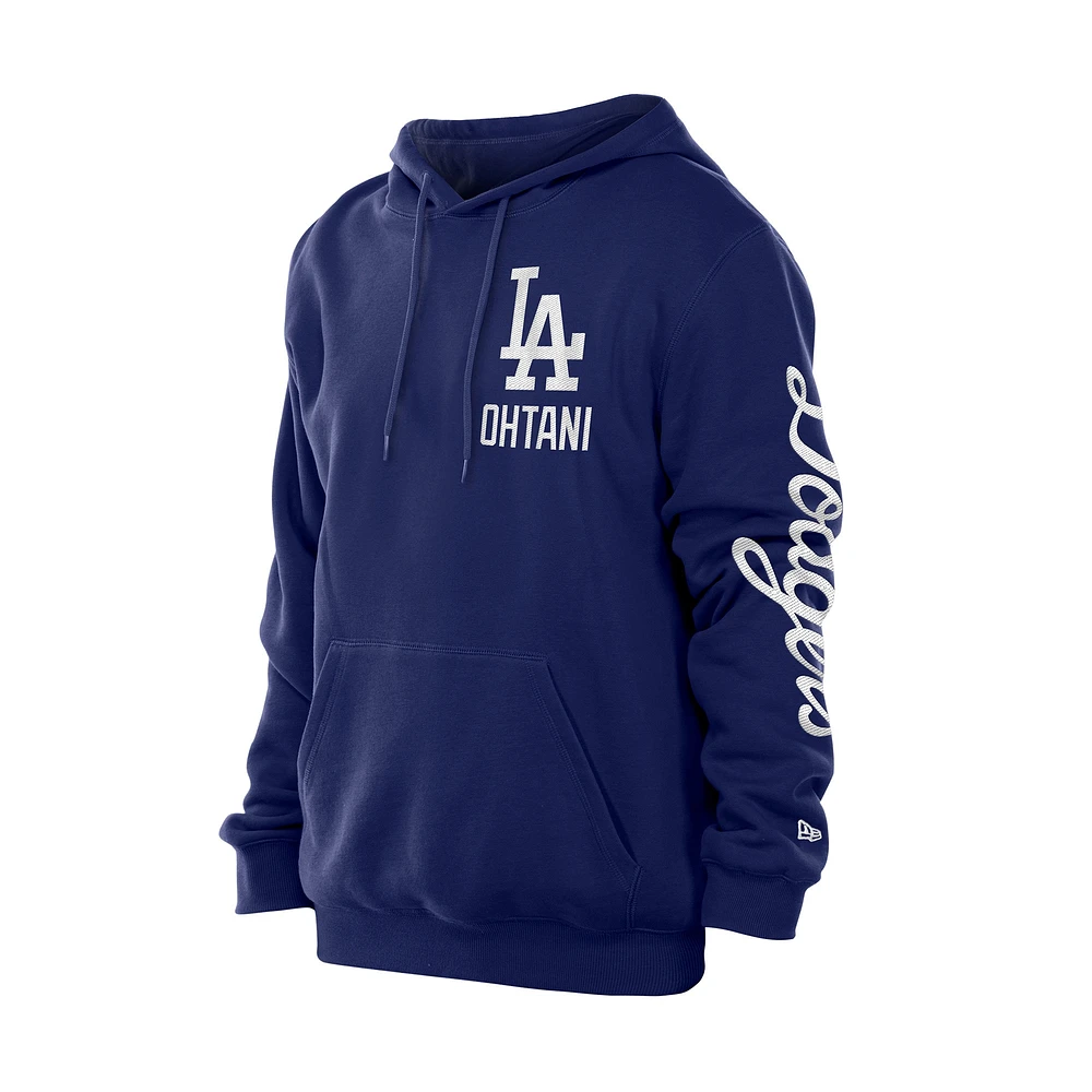 Men's New Era Shohei Ohtani Royal Los Angeles Dodgers Design Lab Pullover Hoodie