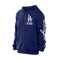 Men's New Era Shohei Ohtani Royal Los Angeles Dodgers Design Lab Pullover Hoodie