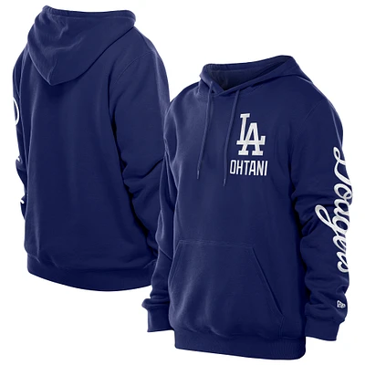 Men's New Era Shohei Ohtani Royal Los Angeles Dodgers Design Lab Pullover Hoodie