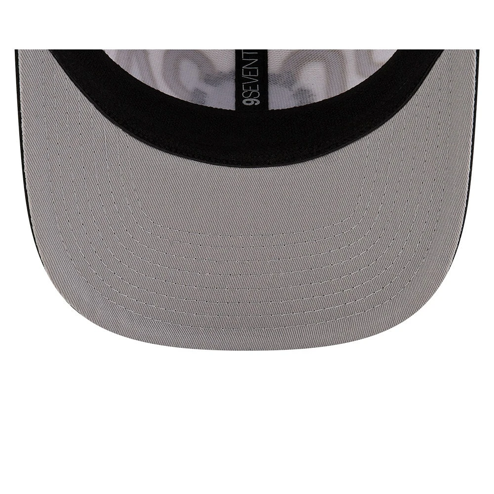 Casquette extensible à boutons-pression 9SEVENTY pour hommes des Los Angeles Dodgers 2024 World Series de New Era, blanche/noire