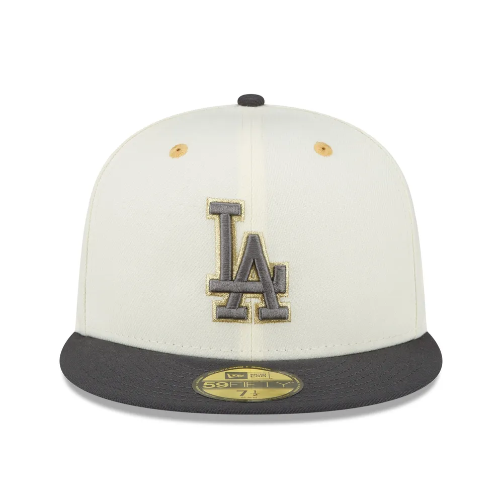 NWE DODGRS BLANC MLB CHROME GRAPHITE 59FIFTY HATMENHIC