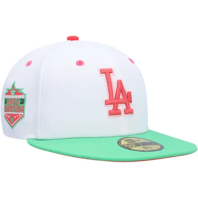 New Era Men's New Era Grape Los Angeles Angels Logo 59FIFTY Fitted Hat