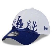 Men's New Era  White/Royal Los Angeles Dodgers 2025 Spring Training Landscape 39THIRTY Flex Hat