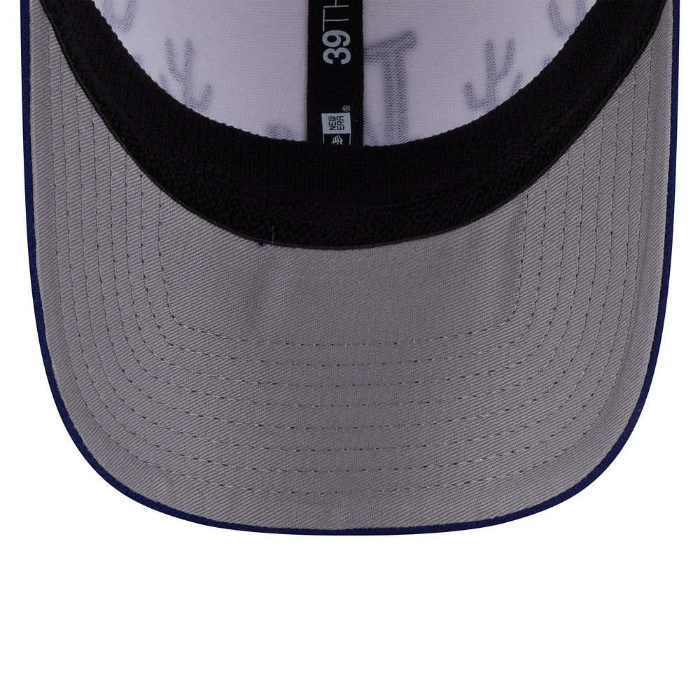 Men's New Era  White/Royal Los Angeles Dodgers 2025 Spring Training Landscape 39THIRTY Flex Hat