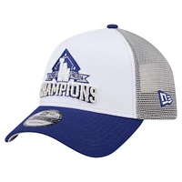 Casquette ajustable 9FORTY Los Angeles Dodgers Champions de la Série mondiale 2024 New Era pour homme blanche