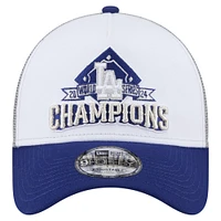 Casquette ajustable 9FORTY Los Angeles Dodgers Champions de la Série mondiale 2024 New Era pour homme blanche