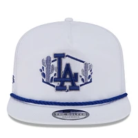 Men's New Era  White Los Angeles Dodgers 2025 Spring Training Palm Golfer Snapback Hat