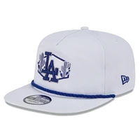 Men's New Era  White Los Angeles Dodgers 2025 Spring Training Palm Golfer Snapback Hat