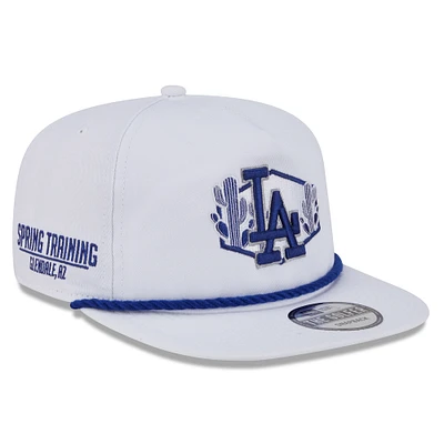 Men's New Era  White Los Angeles Dodgers 2025 Spring Training Palm Golfer Snapback Hat