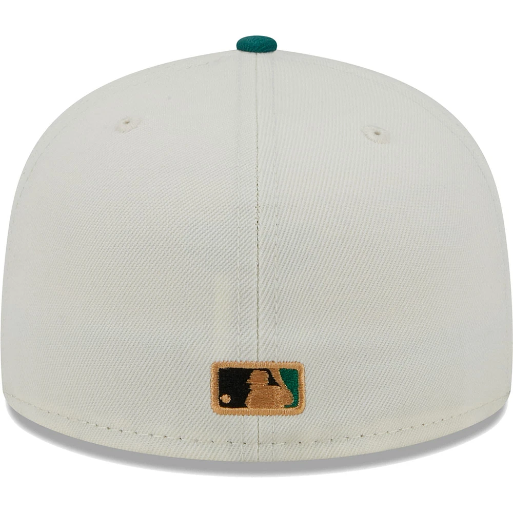 Casquette ajustée Camp 59FIFTY des Los Angeles Dodgers pour homme, blanche