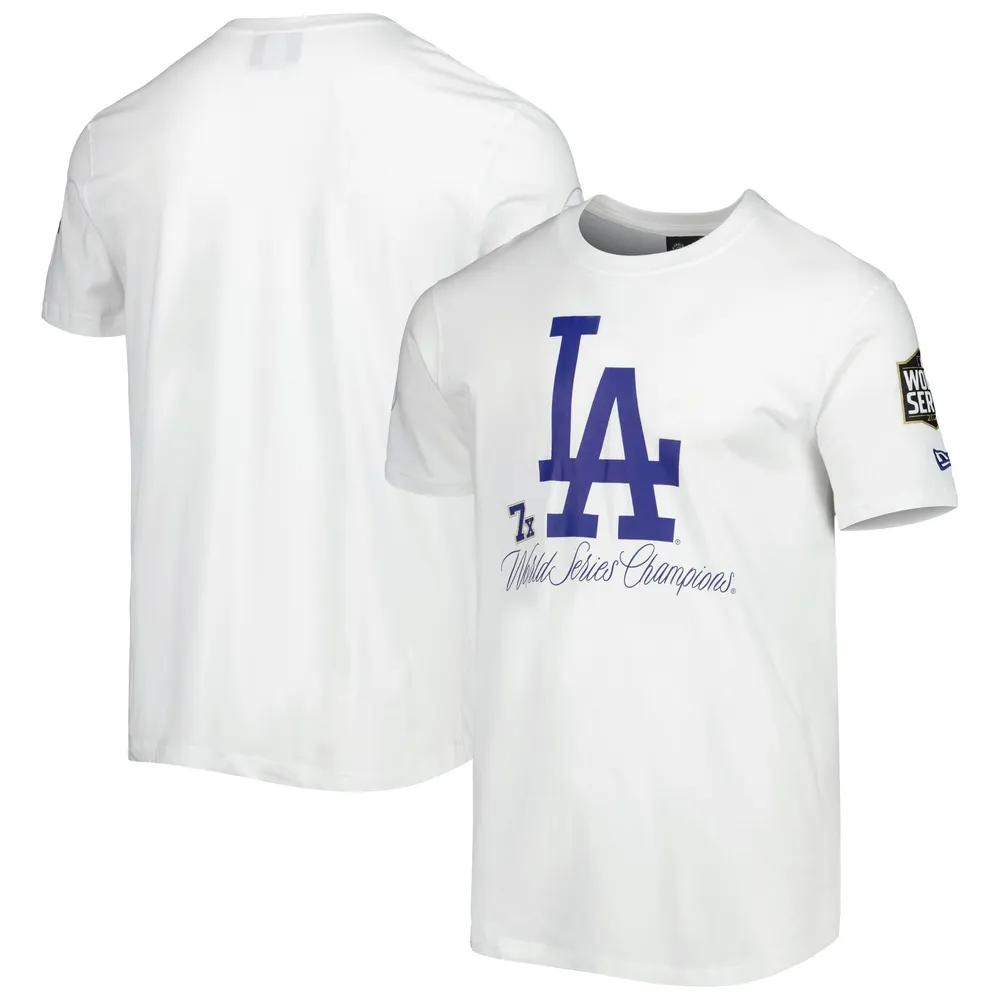 ballet Korting Kaal Lids Los Angeles Dodgers New Era Historical Championship T-Shirt - White |  Brazos Mall