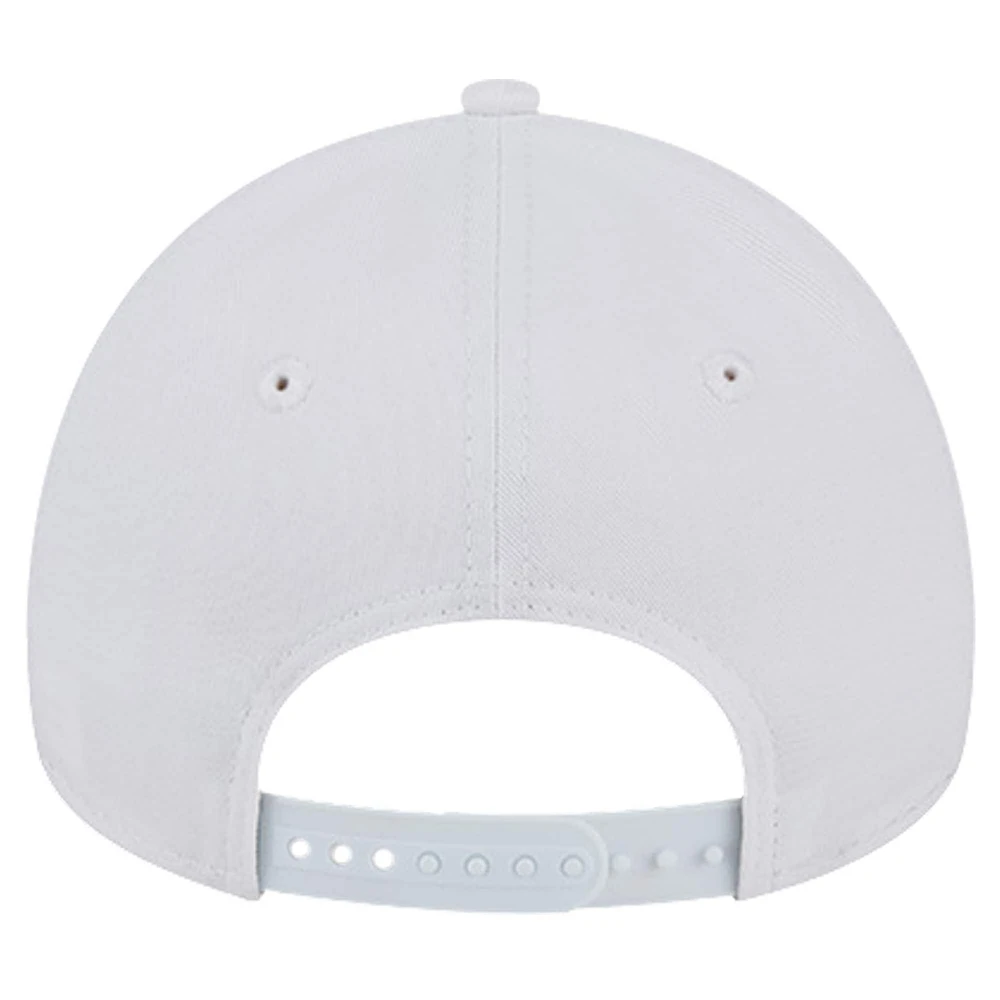 Men's New Era White Los Angeles Dodgers TC A-Frame 9FORTY Adjustable Hat