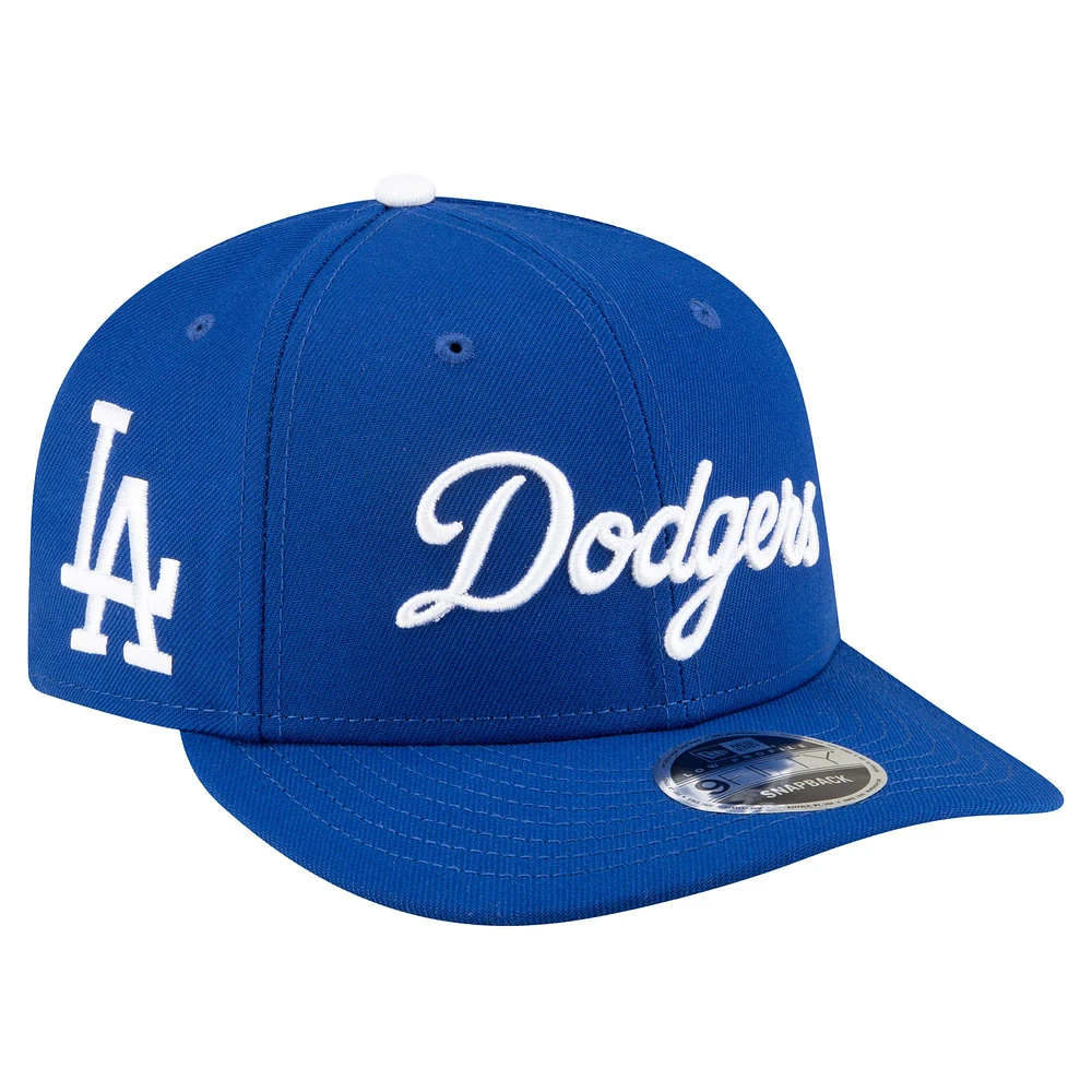 Men's New Era x Felt Royal Los Angeles Dodgers Low Profile 9FIFTY Snapback Hat