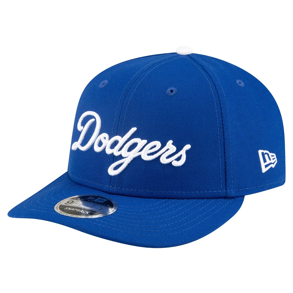 Men's New Era x Felt Royal Los Angeles Dodgers Low Profile 9FIFTY Snapback Hat