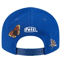 Men's New Era x Felt Royal Los Angeles Dodgers Low Profile 9FIFTY Snapback Hat