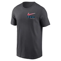 T-shirt Los Angeles Dodgers Americana Nike anthracite pour homme