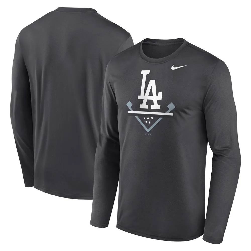 Lids Los Angeles Dodgers Nike Icon Legend Performance Long Sleeve T-Shirt -  Anthracite