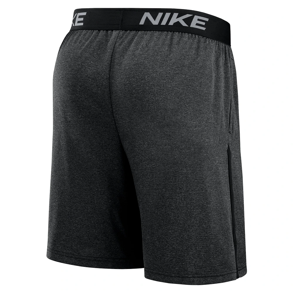Men's Nike Black Los Angeles Dodgers Authentic Collection Performance Knit Shorts
