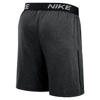 Men's Nike Black Los Angeles Dodgers Authentic Collection Performance Knit Shorts