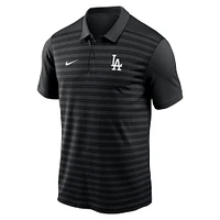 Polo Nike Victory Performance noir pour homme de la collection authentique Los Angeles Dodgers