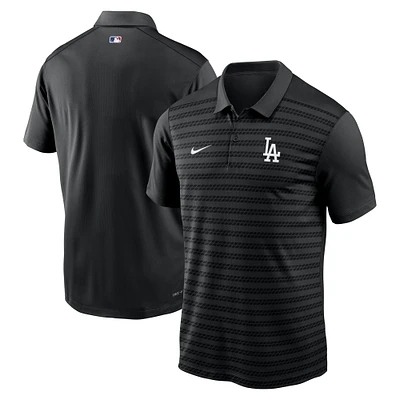 Polo Nike Victory Performance noir pour homme de la collection authentique Los Angeles Dodgers