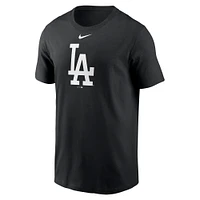 T-shirt Nike noir avec logo Fuse des Los Angeles Dodgers pour homme