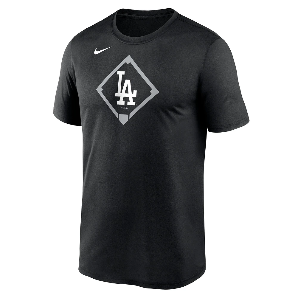 T-shirt Nike noir Icon Legend Performance des Los Angeles Dodgers pour homme