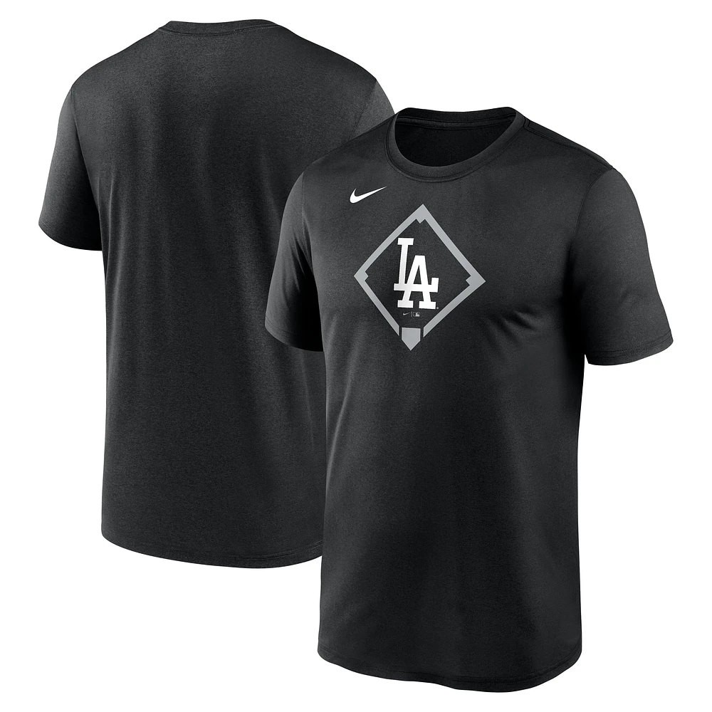 T-shirt Nike noir Icon Legend Performance des Los Angeles Dodgers pour homme