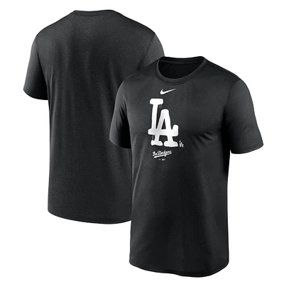 Men's Nike Black Los Angeles Dodgers New Legend Logo T-Shirt