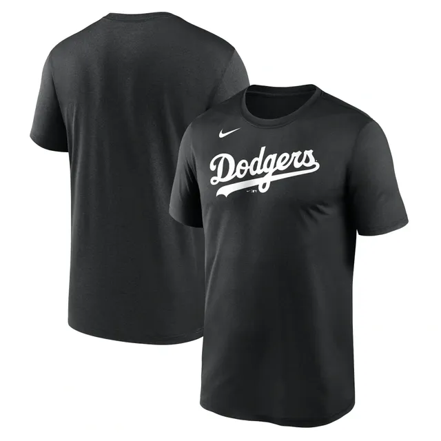 Nike Men's Los Angeles Dodgers Blue Logo Velocity T-Shirt