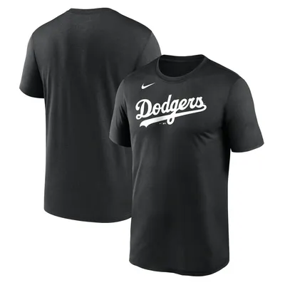 Los Angeles Dodgers Nike New Legend Wordmark T-Shirt - Black