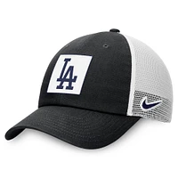 Casquette de camionneur ajustable Nike bleu marine Los Angeles Dodgers Rise pour homme