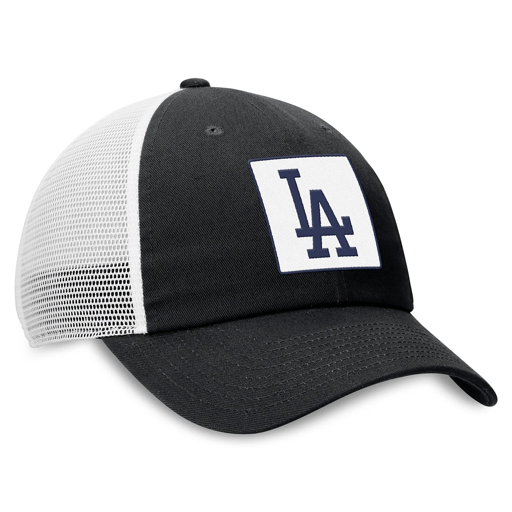 Casquette de camionneur ajustable Nike bleu marine Los Angeles Dodgers Rise pour homme