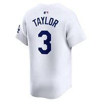 Maillot de joueur Nike Chris Taylor pour hommes, blanc, Los Angeles Dodgers Home Limited Player