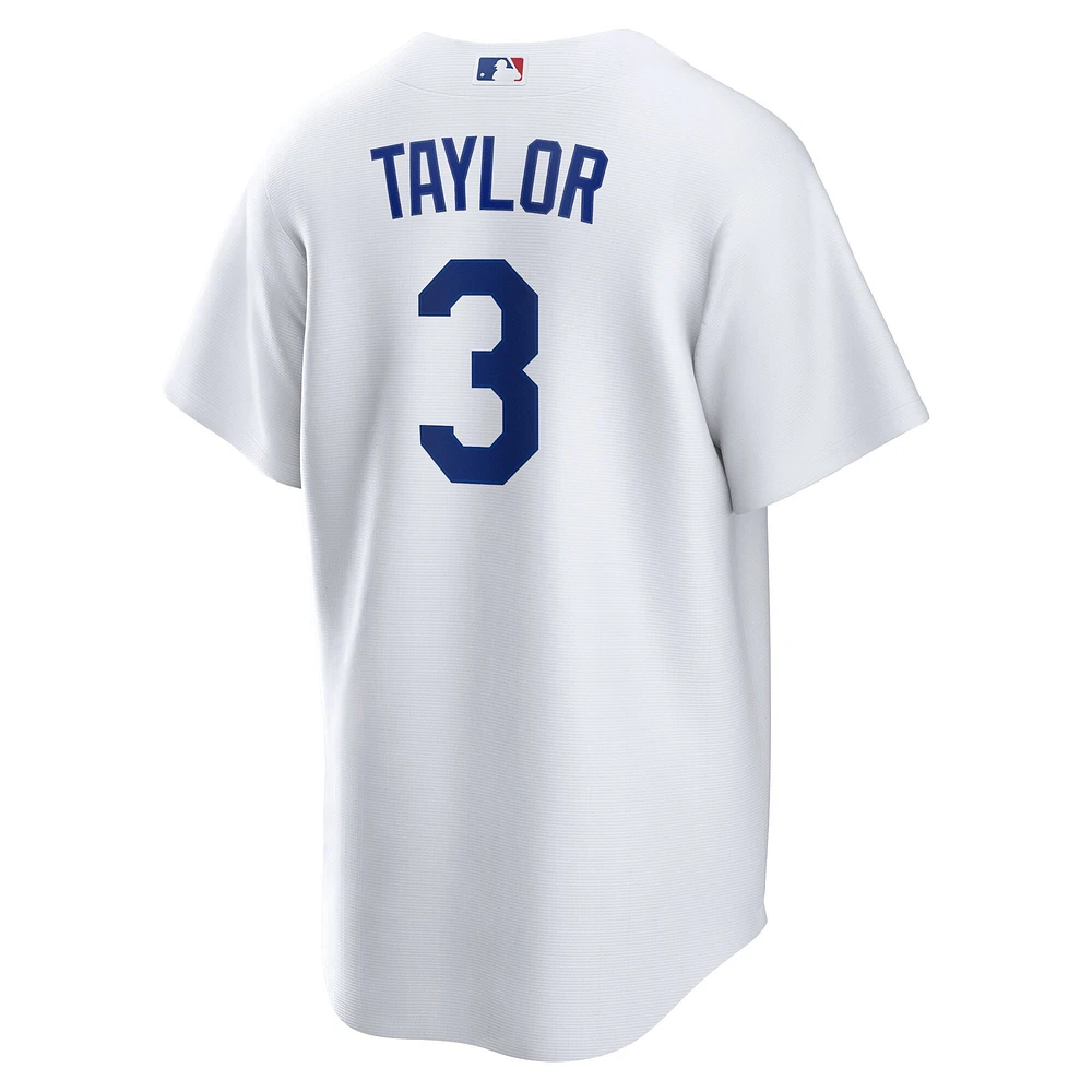 Men's Nike Chris Taylor White Los Angeles Dodgers Replica Player Jersey