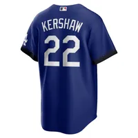 Youth Nike Clayton Kershaw Royal Los Angeles Dodgers City Connect Replica Player Jersey Size: Small