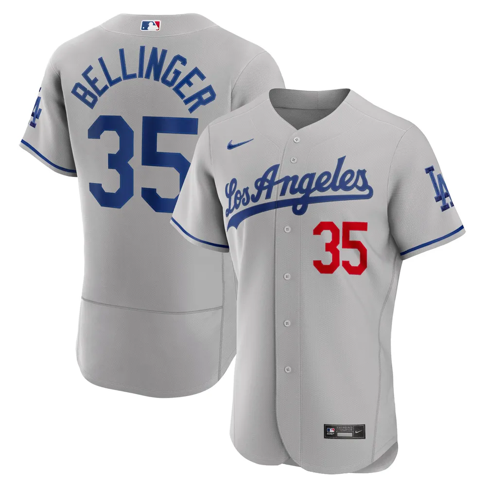 Nike Men's Nike Cody Bellinger Gray Los Angeles Dodgers Road Authentic  Player Jersey
