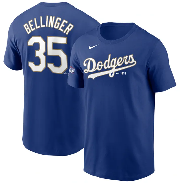 Men's Nike Clayton Kershaw Royal Los Angeles Dodgers City Connect Name & Number T-Shirt Size: Medium