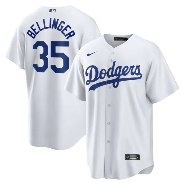 Youth Los Angeles Dodgers Cody Bellinger Nike White Player Name & Number T- Shirt