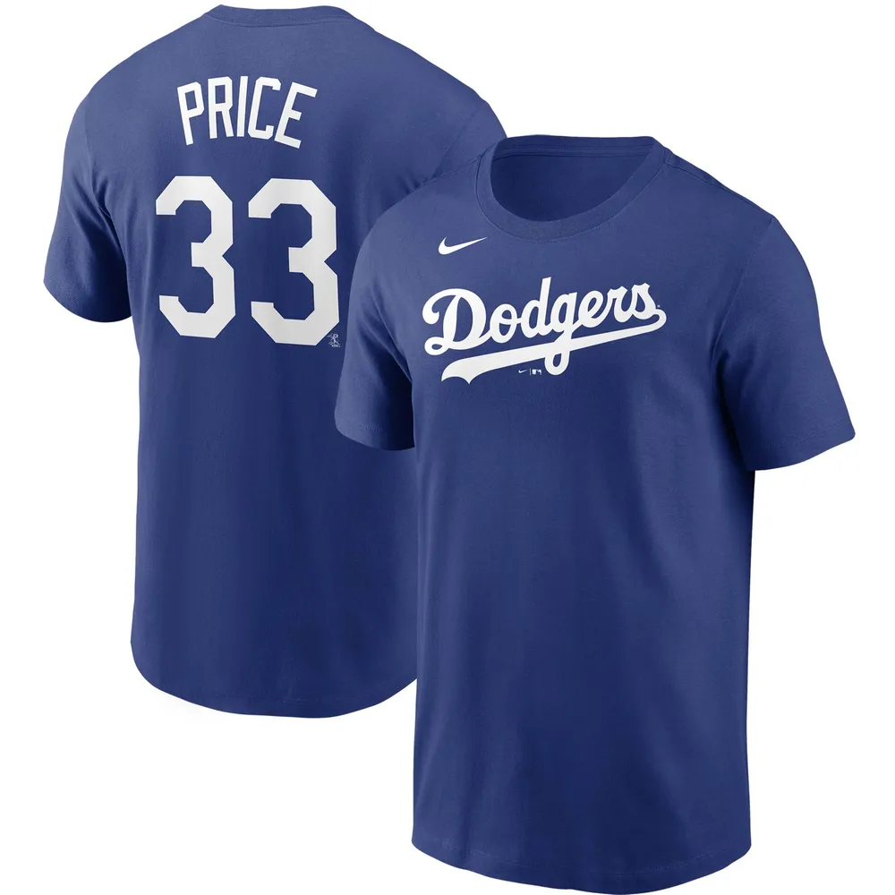 Lids David Price Los Angeles Dodgers Nike Name & Number T-Shirt - Royal
