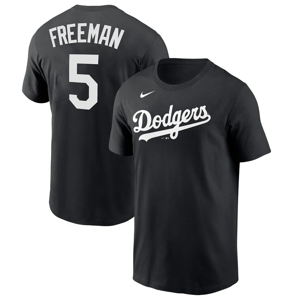 Lids Freddie Freeman Los Angeles Dodgers Nike Player Name & Number T-Shirt
