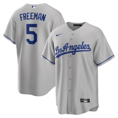 Mens Nike Freddie Freeman Royal Los Angeles Dodgers Bobblehead T-Shirt