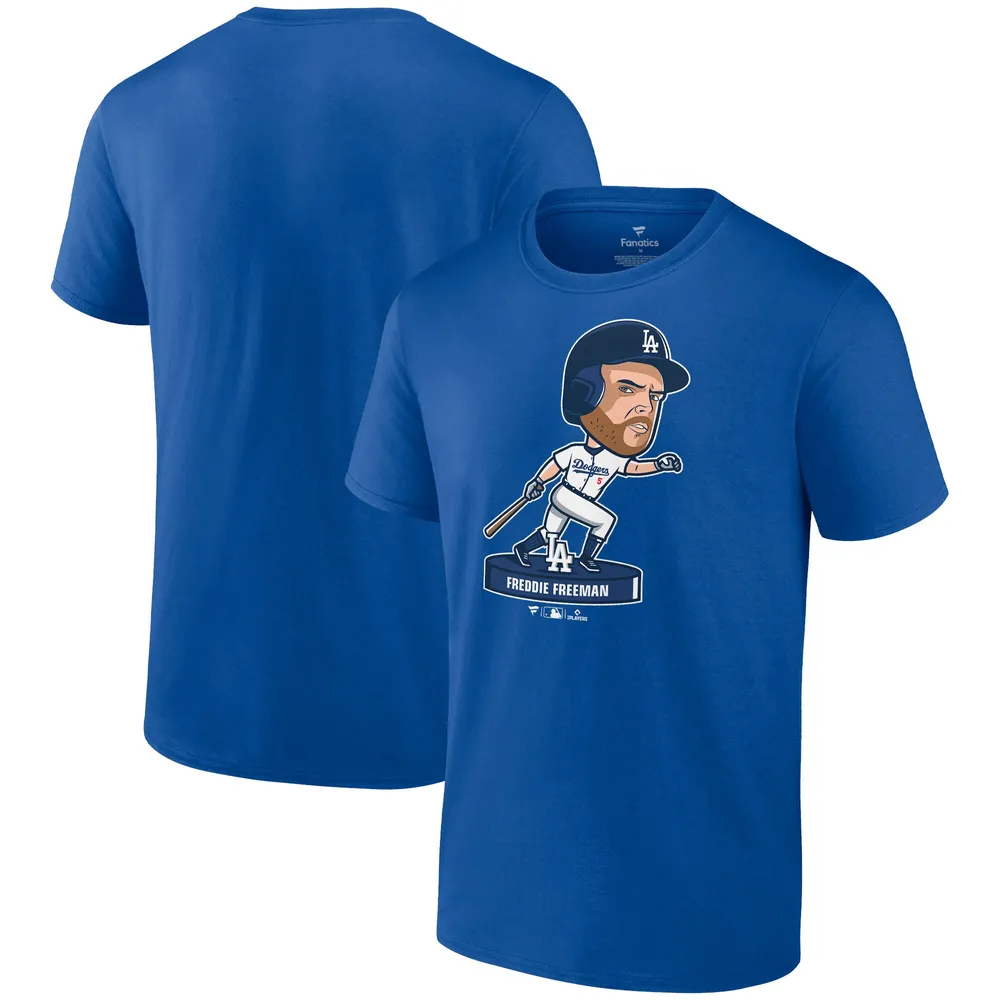 Lids Freddie Freeman Los Angeles Dodgers Nike Bobblehead T-Shirt - Royal