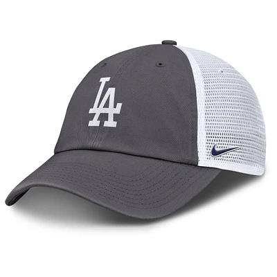 Men's Nike Gray Los Angeles Dodgers Adjustable Trucker Hat