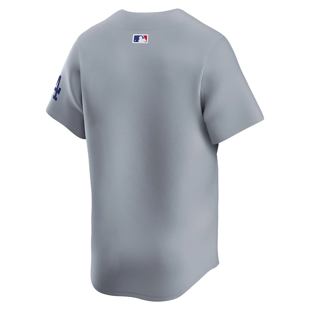 Men's Nike Gray Los Angeles Dodgers Alternate Limited Jersey